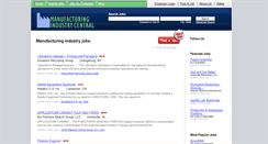 Desktop Screenshot of manufacturingindustrycentral.com