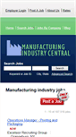 Mobile Screenshot of manufacturingindustrycentral.com